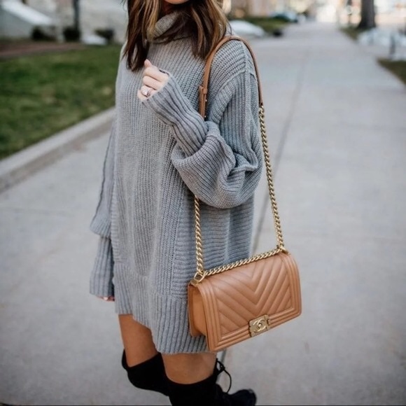 Nwt Free People Cocoa Sweater Grey 
